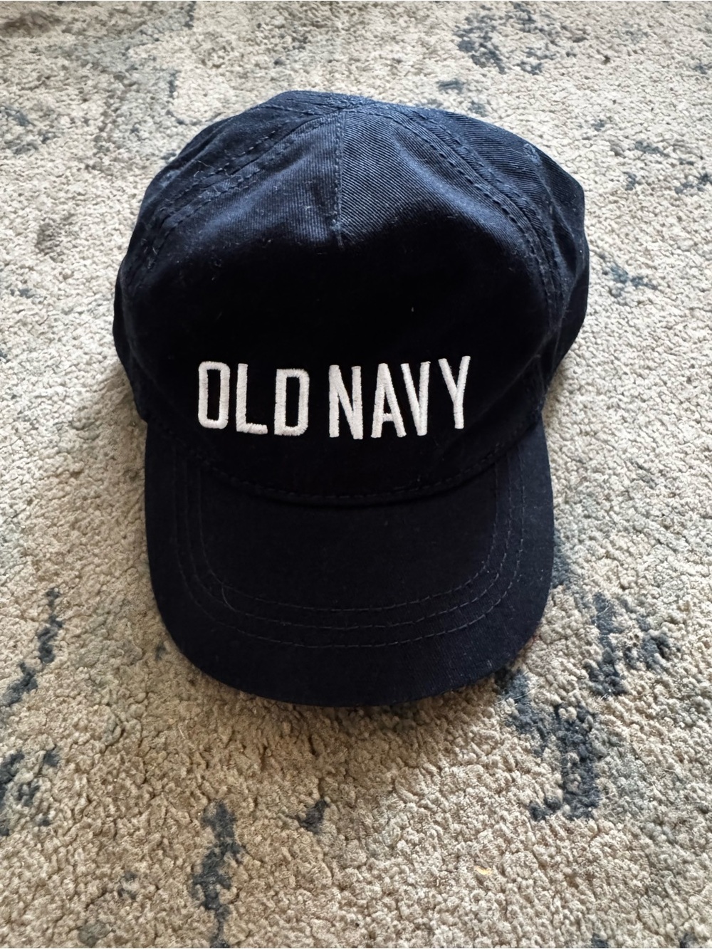 Old Navy Navy Blue Kids Hat with White Logo